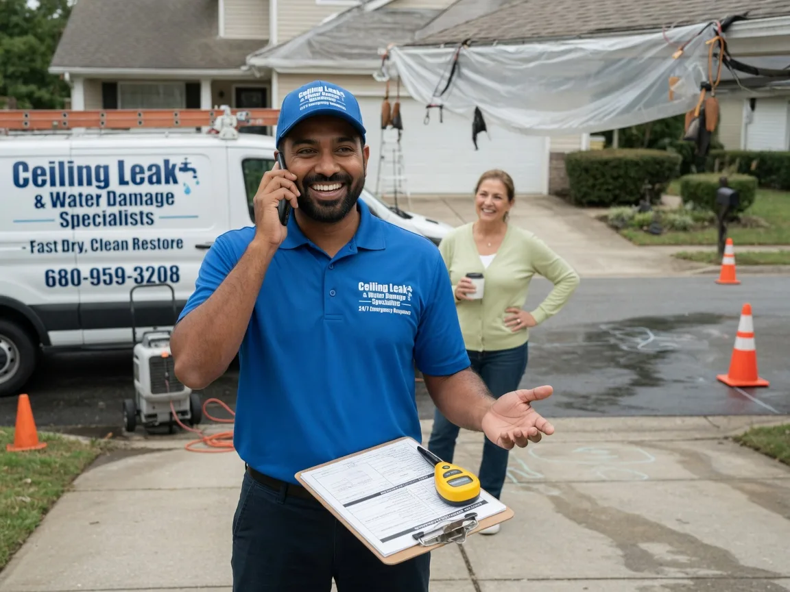 Ceiling Leak Cleanup Lebanon, OK FAQs